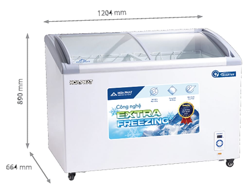 Tủ đông Hòa Phát Inverter 252 Lít HPF AD8252